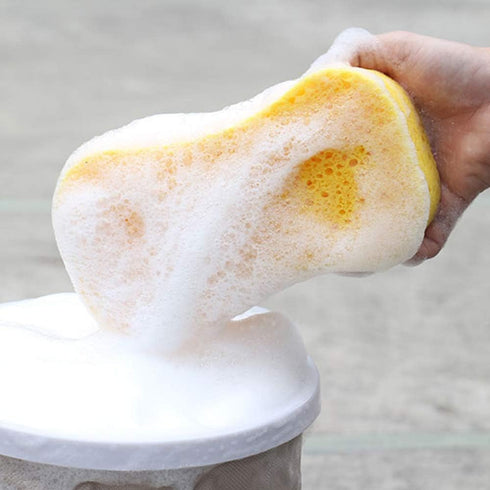Car Wash Sponges, Kitchen Cleaning Sponges Scrubber, Random 3-Color Mix