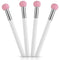 Sibba Foundation Brushes Set: 4 PCS Makeup Setting Powder Blush, Angled Stick, Liquid Concealer, Cream, and Puff