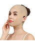 Anna-Kaci Women's Chin Strap Support Band - Neck Bandage Post Surgical Compression Head Wrap, Dark Beige, Medium