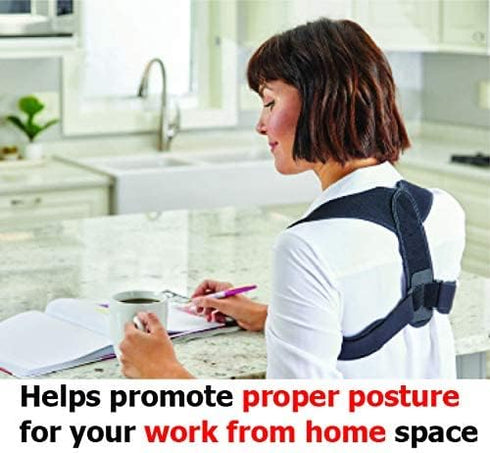 ACE Brand Posture Corrector, Adjustable with Hook-and-Loop Shoulder Straps, One Size Fits Most