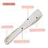 3 PCS Metal Cosmetic Spoon, Mini Skincare Spatula, Zinc Alloy Beauty Scoop (Silver Gold Rose Gold)