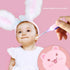 ViaGasaFamido Kids' Pink Cartoon LED Ear Cleaner with Replacement Head