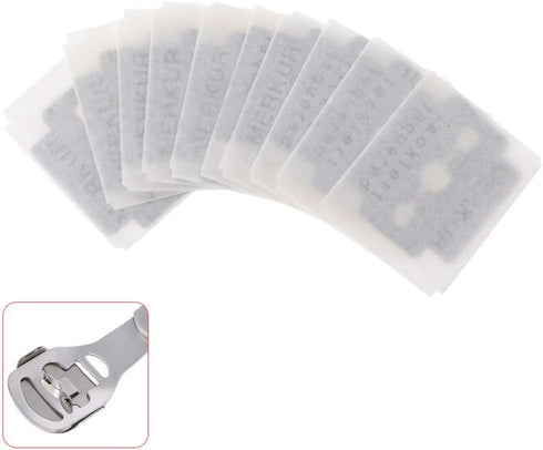 Yimart Professional Stainless Steel Foot Corn Callus Remover Cutter Blades for Dead Skin and Cuticle