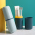 1 Pcs Travel Toothbrush Holder Plastic Case for Normal and Electric Toothbrushes, Portable for Travel