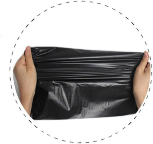 100 Count Small Trash Bags, 3 Gallon Extra Strong Disposable Kitchen Wastebasket Bags for Home, Office, Bathroom, Black