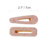 Resin Tortoise Leopard Print Hair Clips and Barrettes, 4 Pack (Women's Accessories)