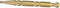 Hemoton Brass Handheld Acupuncture Roller Pen Dual-Ended Face Massage Tool for Facial