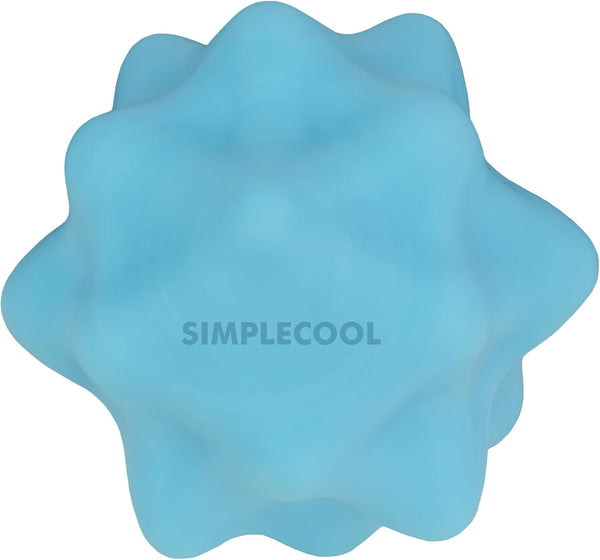 SIMPLECOOL Small Spiky Massage Ball Trigger Point Massage Tool. Solid Bumpy Massager Balls