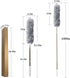 DELUX Extendable Microfiber Feather Duster with 100 Inch Long Pole, Bendable Head & Long Handle for Cleaning
