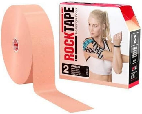 RockTape Extra Sticky Kinesiology Tape - Athletic Tape for Muscle Pain Relief,