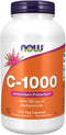Now Foods C 1000, 250 Capsules - Vitamin C Supplement for Immune Support