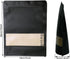 50pcs Black Kraft Paper Stand Up Pouches, 7x10inch Ziplock Food Storage Bags with Matte Window