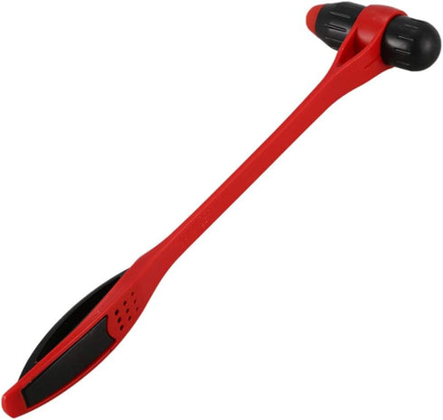 Hammer (2pcs) Body Stress Reliever Massage Elastically Bendable Massager Massor Red Black Rubber