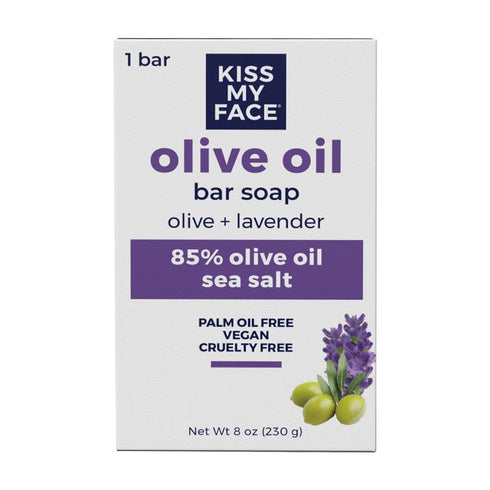 Kiss My Face Olive Oil & Lavender Bar Soap, 8 oz