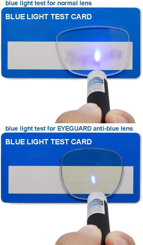 EYEGUARD Blue Light Glasses for Kids, Anti Glare Computer Glasses, Spring Hinges, 3-8 Years Old, Blue