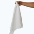 Recycled White Sheeting Rags - Bulk Woven Cotton Cleaning Rag in a Box, Lint Free All Purpose Wiping Cloth (5 lbs. Box)