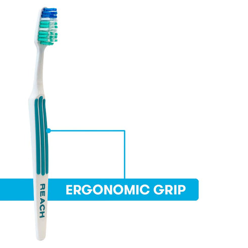 REACH Advanced Design Toothbrushes - Soft, 2-Count (Pack of 6)