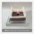 INTERGAZE Square Spiral Light Candle - Unique Spiral Wick Candle Innovative Hollow Design - Decorative Candles for Home