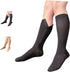 Ziperior Closed Toe 15-20 mmHg Compression Grade Calf Inside Leg Zipper Socks