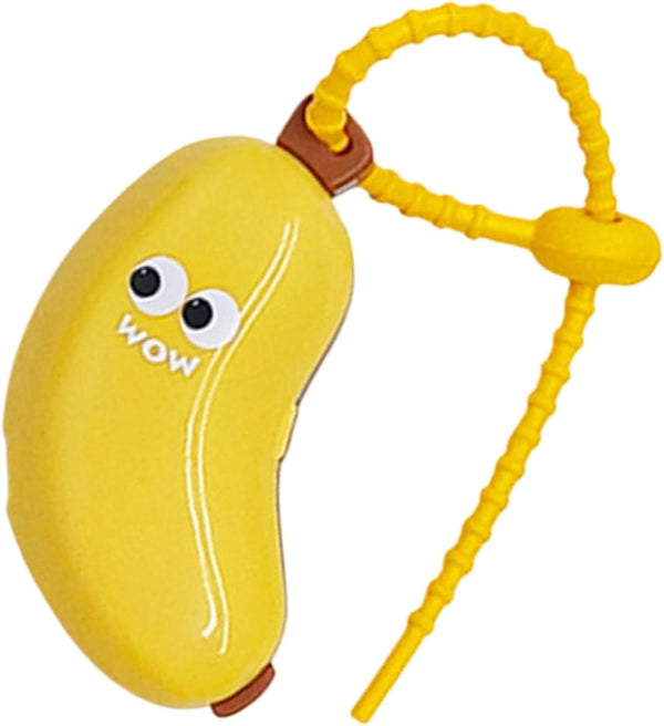 SOMUMOK Cartoon Banana Shape Toothbrush Head Protector Cover Portable Holders for Travel Bathroom