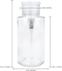 PANA Liquid Push Down Pump Dispenser Empty Bottle with Flip Top Cap, 10oz, Clear (Quantity: 2 Pieces)
