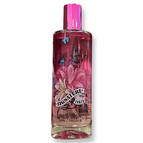 LOVE SIGNATURE INKED - Eau de Parfum for Women - 3.4 Fl Oz - Notes of Mango, Grapefruit, and Wild Strawberry