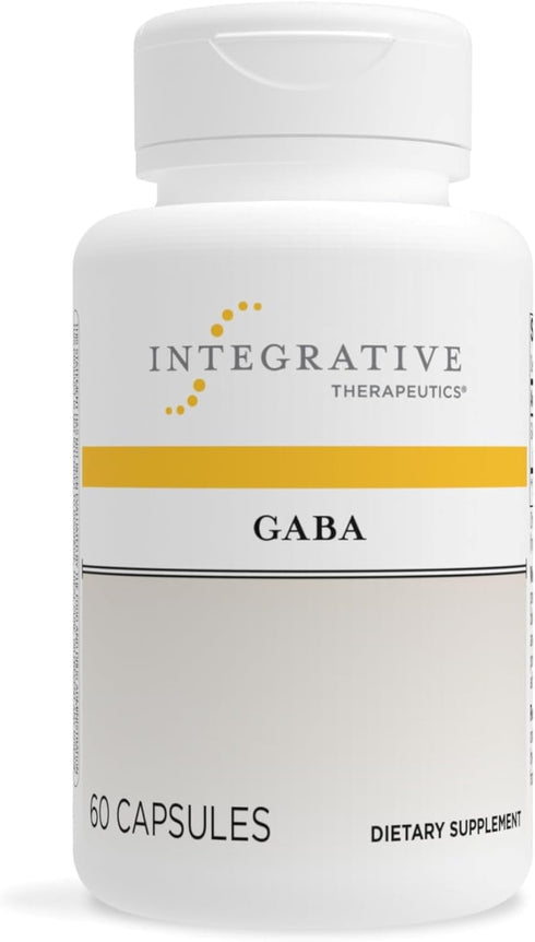 Integrative Therapeutics GABA Supplement, 750 mg, 60 Capsules, Gluten-Free, Dairy-Free & Vegan