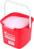 Restaurantware RW Clean 3 Quart Cleaning Bucket, Red Plastic Utility Bucket for Home or Commercial Use