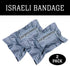 LINE2design Israeli 4” Compression Bandage, Sterile First Aid Wound Dressing - Pack of 2 for Medical Trauma Care