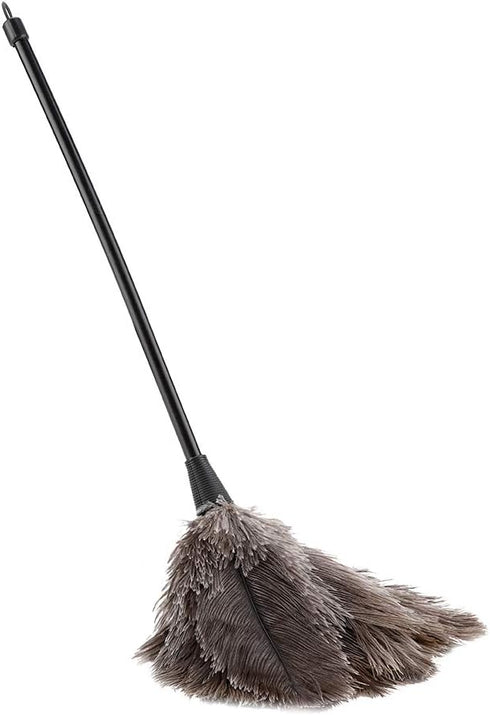 40cm Premium Quality Genuine Ostrich Duster, Handmade Washable Duster for Attracting Dust in Home & Office