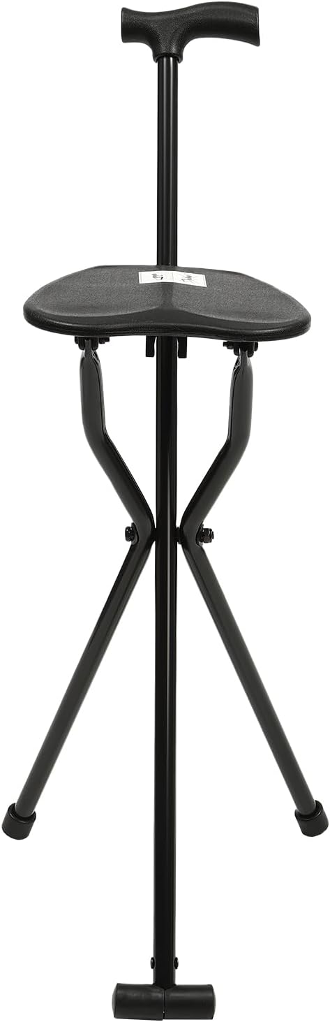 Mlonausz Walking Stick, Walking Cane, Cane Chair, Folding Cane with Seat is 35.4