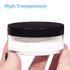 Kalevel Empty Makeup Powder Container, 50ml with Puff, Plastic Cosmetic Jars, Refillable Bottle with Sifter
