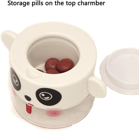 Pill Grinder yueton – Vitamin and Tablet Crusher with Container for Kids, Elder, and Pets