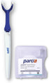 Paro Floss Holder and Mint Floss, Waxed, Fluoridated, 50M