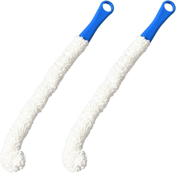 Maxmoral 2PCS Wine Glass Cleaning Foam Brush 44.5cm Flexible Long Bottle Cleaner Suitable