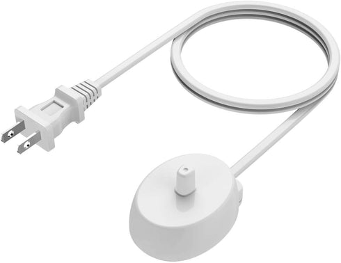 Electric Toothbrush Replacement Charger for Braun Oral-B, Inductive Charging Base, Model 3757 by LAP POW (White)