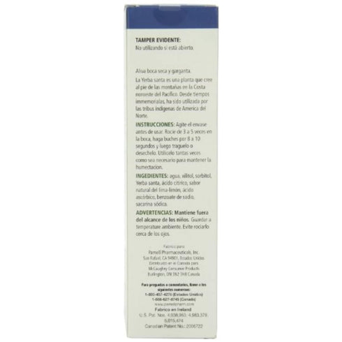 Mouth Kote Dry Mouth Spray, Oral Moisturizer with Yerba Santa, 8 Fluid Ounce