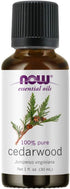 NOW Essential Oils Cedarwood Oil, 1-Ounce