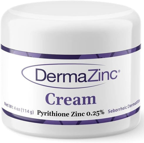 DermaZinc Therapy Cream, Zinc Cream for Skin, Relief for Psoriasis, Dermatitis, Eczema, and Other Conditions