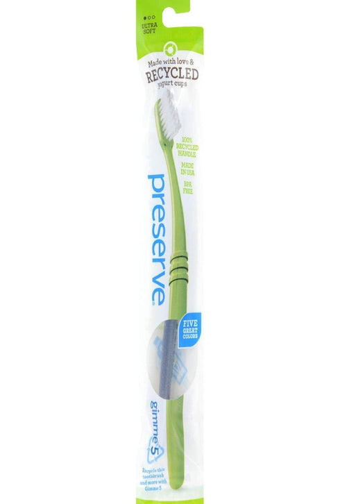 Preserve Adult Ultra Soft Toothbrush, Assorted Colors with Mailer