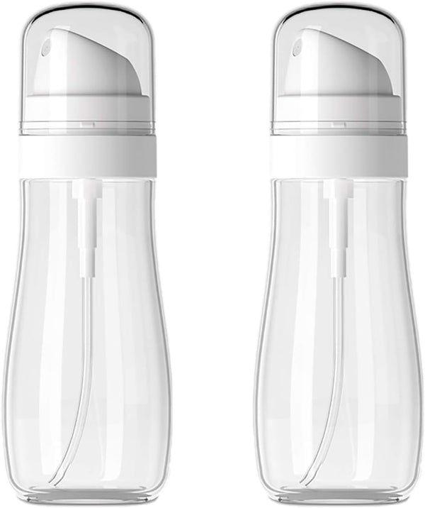Small Spray Bottle with Fine Mist, 2 Pack 3.4oz/100ml Travel Spray Bottles for Hair, Face, Cleaning Solutions, Perfume,