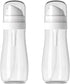 Small Spray Bottle with Fine Mist, 2 Pack 3.4oz/100ml Travel Spray Bottles for Hair, Face, Cleaning Solutions, Perfume,