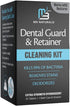 Retainer Cleanser Tablets and Soak Container, Universal Denture Cleaning Tablets and Bath Case for Stains