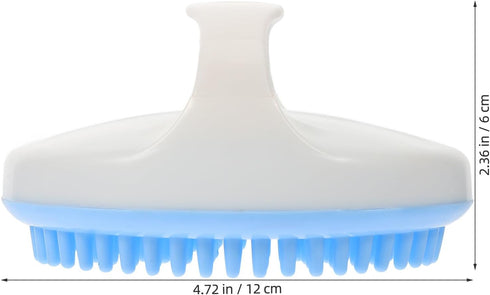 SECFOU Gua Sha Meridian Massage Brush for Back Neck Shoulder Relief, Multifunctional Blue Scraping Tool for Full Body