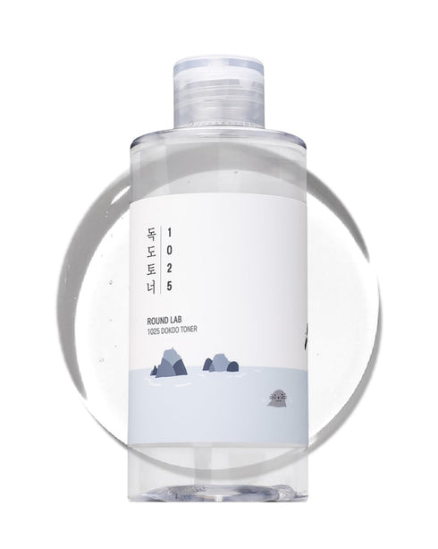 ROUND LAB 1025 Dokdo Toner 6.76 Fl Oz - Gentle Exfoliating Facial Toner for Oil Control and Moisturization