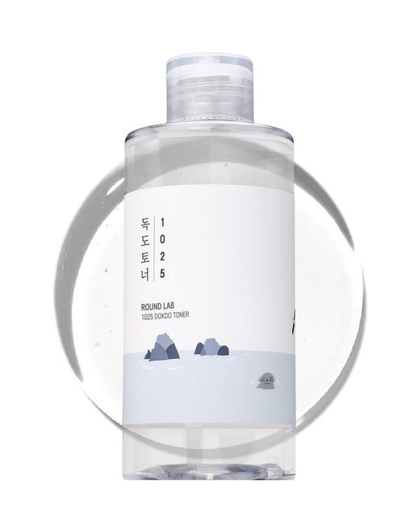 ROUND LAB 1025 Dokdo Toner 6.76 Fl Oz - Gentle Exfoliating Facial Toner for Oil Control and Moisturization