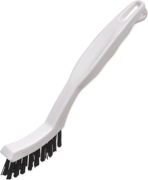 SPARTA Flo-Pac Grout Brush, Detail Brush, Nylon, 8 Inches, White