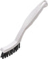 SPARTA Flo-Pac Grout Brush, Detail Brush, Nylon, 8 Inches, White