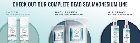 Natural Elephant Dead Sea Magnesium Bath Flakes - 4 oz Trial Size Pure Magnesium Chloride Soak for Relaxation