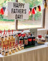 Mustache Stickers for Happy Father's Day - 234 Pcs Chalkboard Labels for Cup Bottle Party Supplies
